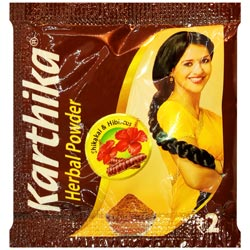 Karthika Herbal Powder Shikakai and Hibiscus Powder-5.8gm