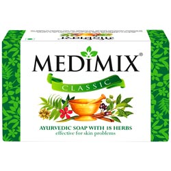 Medimix Classic Ayurvedic Soap with 18 Herbs for Skin Problems