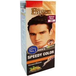 Bigen Natural Black 101 Men's Speedy Color with Olive Oil,Taurine-2N*20gm