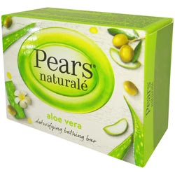 Pears Naturale Aloe Vera Detoxifying Bathing Bar-100gm Bar