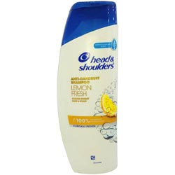 Head and Shoulders Lemon Fresh Anti Dandruff Shampoo for Greasy Hair,Scalp-180ml