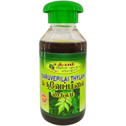 Sathyam Curry Leaves Hair Oil,Karuvepilai Thylam-100ml Bottle