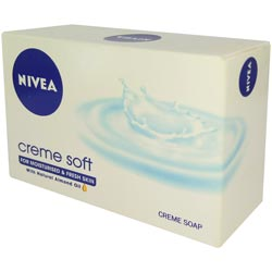 NIVEA Creme Soft Bath Soap with Almond Oil for Moisturised,Fresh Skin-125gm