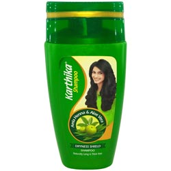 Karthika Dryness Shield Shampoo with Amla Henna & Aloe Vera for Long,Thick Hair