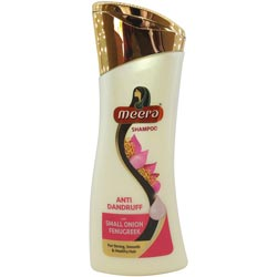 Meera Anti Dandruff Shampoo with Small Onion Fenugreek for Strong,Smooth,Healthy