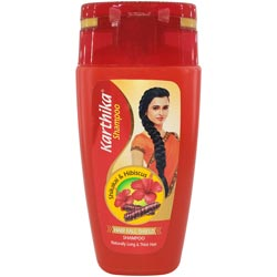 Karthika Hairfall Shield Shampoo with Shikakai and Hibiscus for Long,Thick Hair