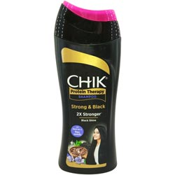 Chik Protein Therapy Shampoo for Strong & Black Hair,2X Stronger,Black Shine