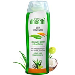 Dhathri Dheedhi Daily Herbal Shampoo with Aloe Vera,Amla,Coconut Oil