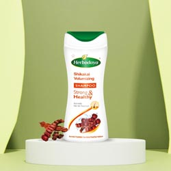 Herbodaya Shikakai Volumizing Shampoo for Strong and Healthy Hair-100ml Bottle