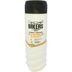 Bikers 2 in 1 Shampoo and Conditioner,Strong & Bouncy with Protein,Almond-75ml