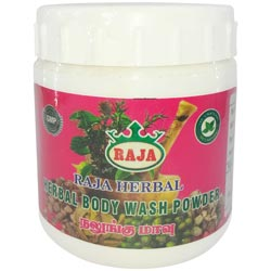 Raja Herbal Body Wash Powder(Nalungu Maavu)-100gm Bottle