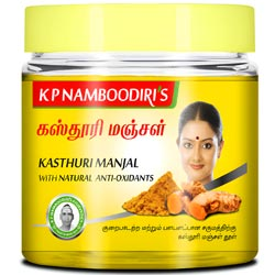KP NAMBOODIRI'S Kasturi Manjal Powder with Natural Anti Oxidants-50gm