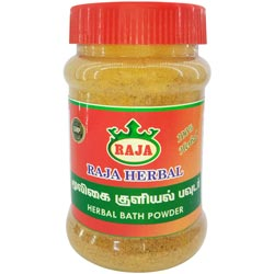 Raja Herbal Bath Powder,100% Herbal-75gm Bottle