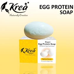 Krea Elegant Egg Protein Soap with Protein Extract,Ageless Beauty,All Skin-100gm