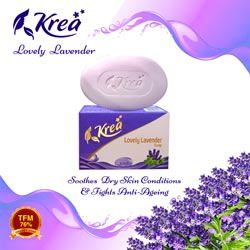 Krea Lovely Lavender Soap,Fights Anti Ageing,Bathing Bar-100gm Bar
