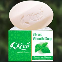 Krea Vibrant Viboothi Premium Bath Soap,Suitable for All Skin Types-100gm Bar