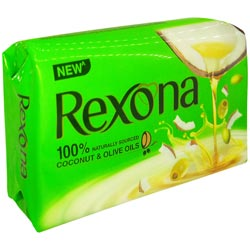 Rexona Bath Soap 100% Pure Coconut and Oiive Oils-100gm