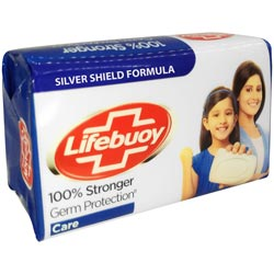Lifebuoy Soap with Silver Shield Formula,100% Stronger Germ Protection Care