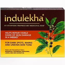 Indulekha Ayurvedic Medicinal Soap for Skin Damage,Dark Spots-100gm