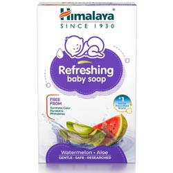Himalaya Refreshing Baby Soap to Keep Skin Cool & Fresh,Paraben Free-Bathing Bar