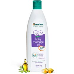 Himalaya Baby Massage Oil improves Sin Tone with Olive Oil,Winter Cherry