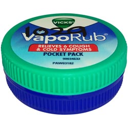 Vicks VapoRub Balm Relieves 6 Cough & Cold Symptoms with Menthol