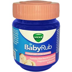 Vicks BabyRub for Babies with Aloe Vera,Coconut Oil with Rosemary Fragrance