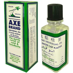 AXE Brand Universal Oil for Quick Relief of Cold and Headache,Thylam