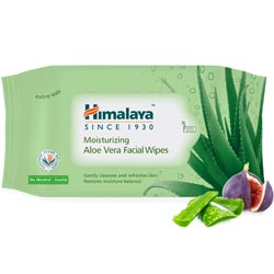 Himalaya Moisturizing Aloe Vera Facial Wipes,15.8*20cm Restores Moisture Balance