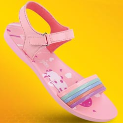 Walkaroo Girl Kids Back Belt Sandals-Art No:WK691-PINK