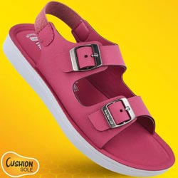 Walkaroo Girl KIds Soft Cushion Back Belt Fancy Sandals-Art No:WL7877