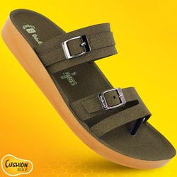 Walkaroo Girls Soft Cushion Fancy Sandals-Art No:WL7689/OLIVE COLOR