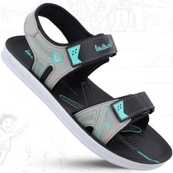 Walkaroo Boy Kids Double Straps Back Belt Sandals-Art No:WG5823/BLACK