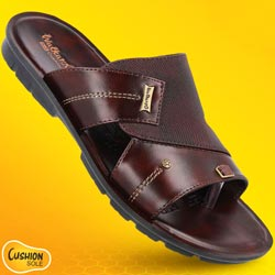 Walkaroo Men Soft Cushion Sandals-Art No:WG5567/BROWN