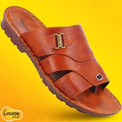 Walkaroo Men Soft Cushion Sandals-Art No:WG5600/TAN