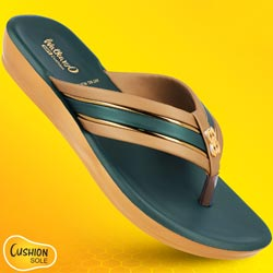 Walkaroo Women Soft Cushion Sandals-Art No:WLR70402/GREEN