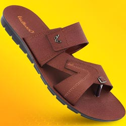 Walkaroo Basix Men Regular Use Sandals-Art No:WGB53144/BROWN