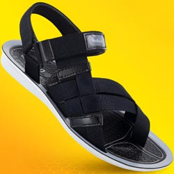 Walkaroo Basix Boys,Men Back Belt Sandals-Art No:WGB58037/BLACK