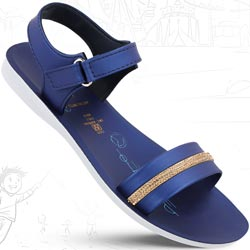 Walkaroo Girl Kids Back Belt Sandals-Art No:WK725/BLUE