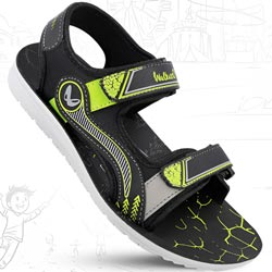 Walkaroo Boy Kids Back Belt Sandals-Art No:WG5828/BLACK GREEN
