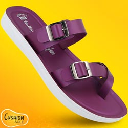 Walkaroo Basix Girls Soft Cushion Back Belt sandals-Art No:WLB72023/PLUM Color