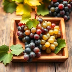 Round Shape Delicious Grapes
