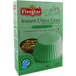 Five Star Instant China Grass Based Dessert Mix Pista Flavour-100gm Carton