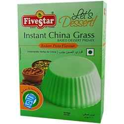 Five Star Instant China Grass Based Dessert Premix Badam Pista Flavour-100gm