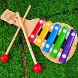 Xylophone Mini Wooden Guitar for Kids