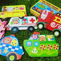 Puzzle Cards with Various Shapes
