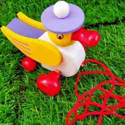 Wooden Duck Pull Along Toy