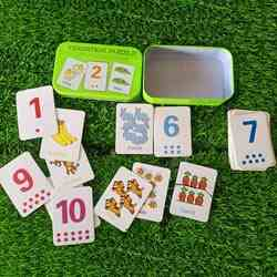 Cognitive Puzzle with Attractive Printed Steel Case