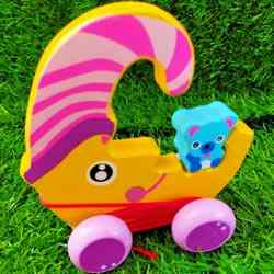Pull Along Yellow Fish for 12+ months to Encourage Walk