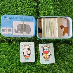 Cognitive Puzzle with Attractive Printed Steel Case
